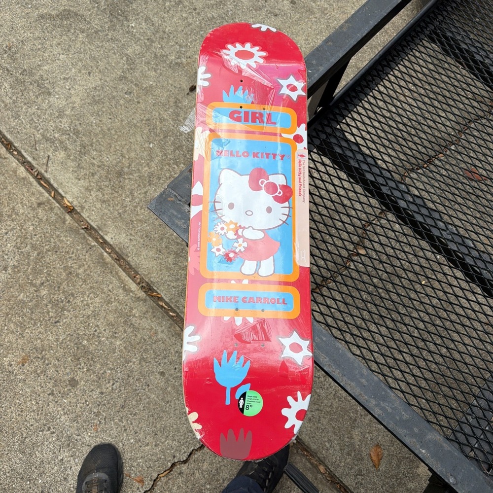 Girl Skateboards Vans Hello Kitty and Friends Mike Carroll 8.0 Skateboard Deck